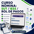 CURSO NOMINA: SUT / IESS / ROL DE PAGOS (ECUADOR)