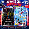 INVITACIONES DIGITALES SPIDERMAN
