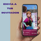 INVITACIONES DIGITALES FROZEN