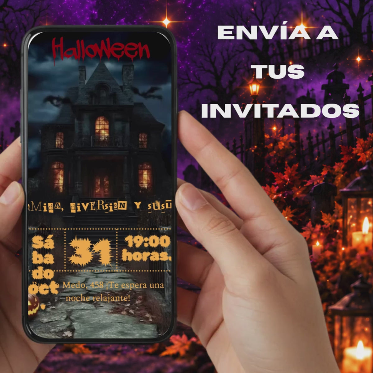 INVITACIONES DIGITALES HALLOWEEN