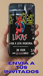 INVITACIONES DIGITALES SPIDERMAN