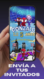 INVITACIONES DIGITALES SPIDERMAN