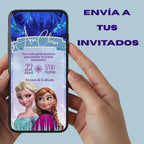 INVITACIONES DIGITALES FROZEN
