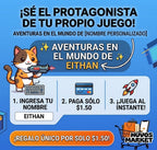 JUEGO DIVERTIDO DE 5 NIVELES CON NOMBRE PERSONALIZABLE